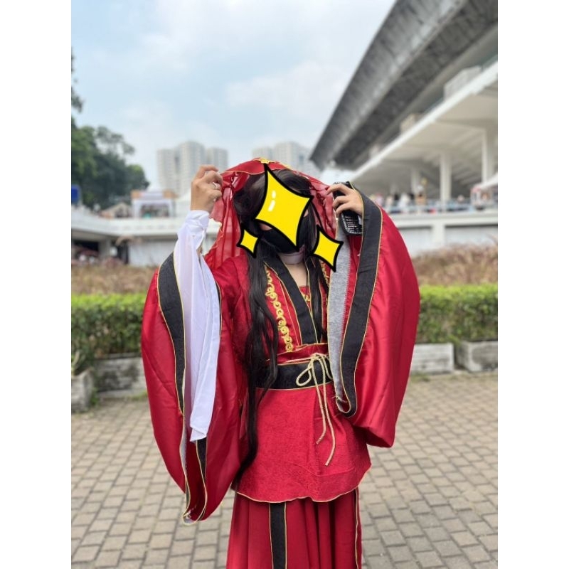 Jual Cosplay Xie Lian Bride Wedding Kostum Pernikahan Manhua Heaven ...