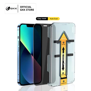GKK Superfit Tempered glass iPhone 7 8 X XR Xs Max 11 12 13 14 15 16 Pro Max Easy Install Anti Gores Anti Spy