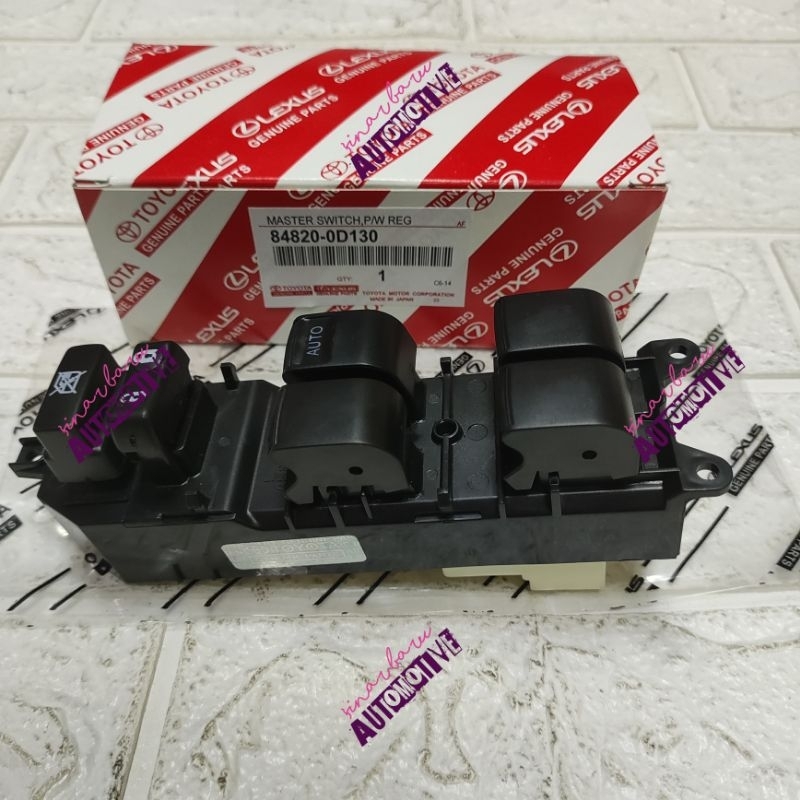 Jual Switch Saklar Tombol Power Window Kanan Toyota Yaris Camry New Vios Limo Gen Original