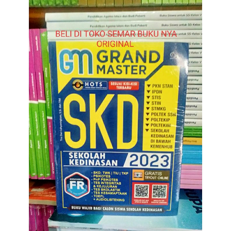 Jual BUKU GRAND MASTER SKD SEKOLAH KEDINASAN 2023 PENERBIT KOMPAS ILMU ...