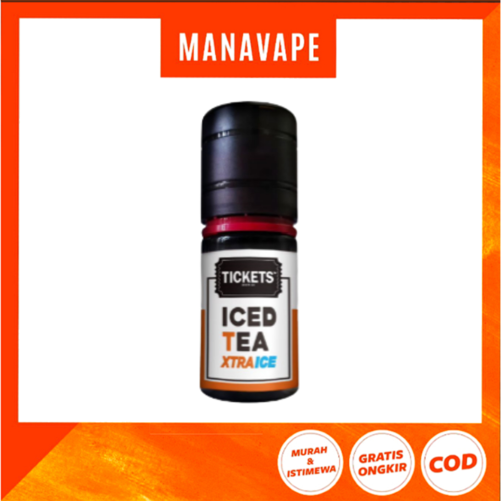 Jual Tickets Iced Tea Xtra Ice Salt 30ml | Shopee Indonesia