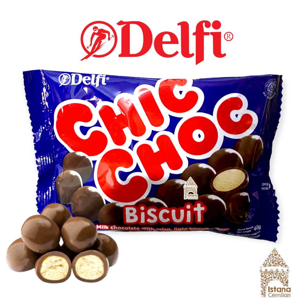 Jual Delfi Chic Choc Biscuit Chocolate Ball | Bola Biskuit Cokelat 40 ...