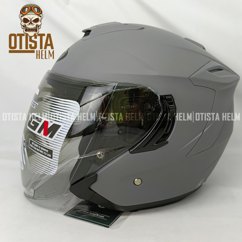 Jual Helm GM Fury Solid Double Visor Shopee Indonesia