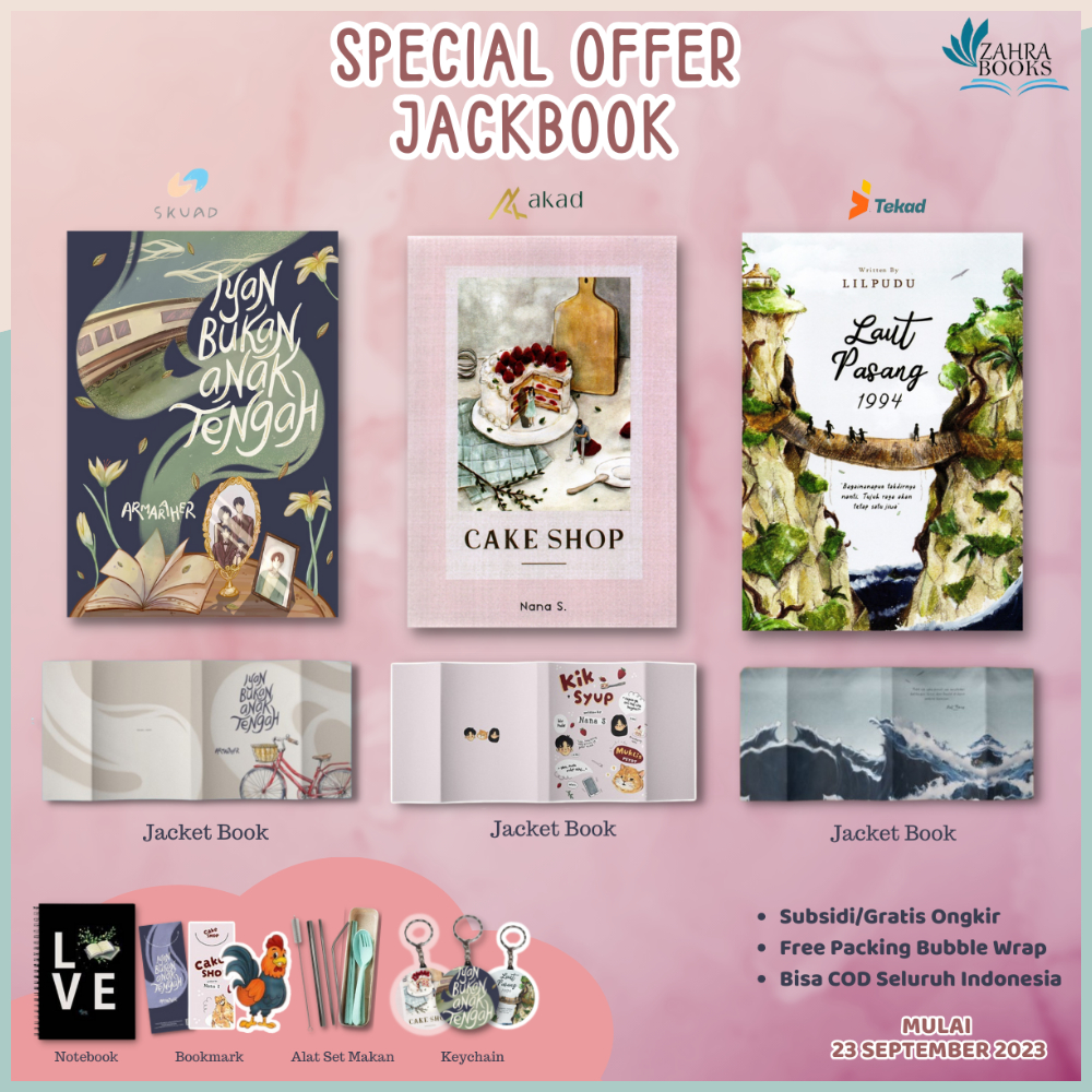 Jual SPECIAL OFFER JACKET BOOK Iyan Bukan Anak Tengah, Cake Shop Dan ...