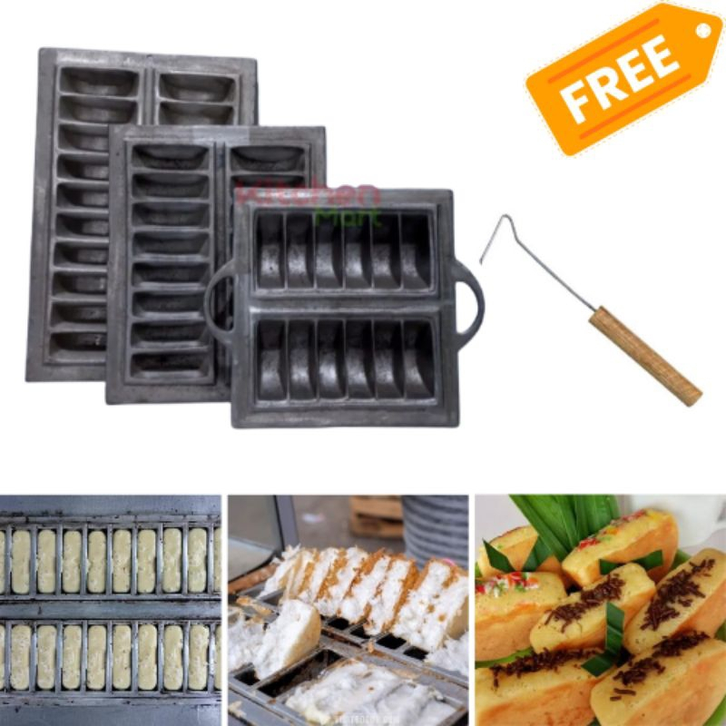 Jual Cetakan Kue Bandros Cetakan Kue Pukis Kue Pancong Kue Rangi Gandos ...
