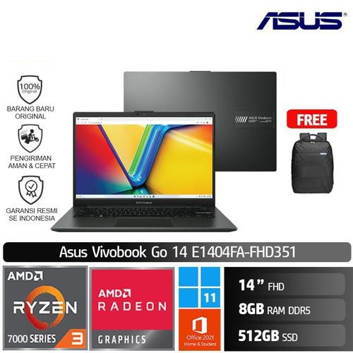 Jual Asus Vivobook Go 14 E1404fa Fhd351 Ryzen 3 7320u 8g 512gb Win11 Ohs Fhd Shopee Indonesia 3006