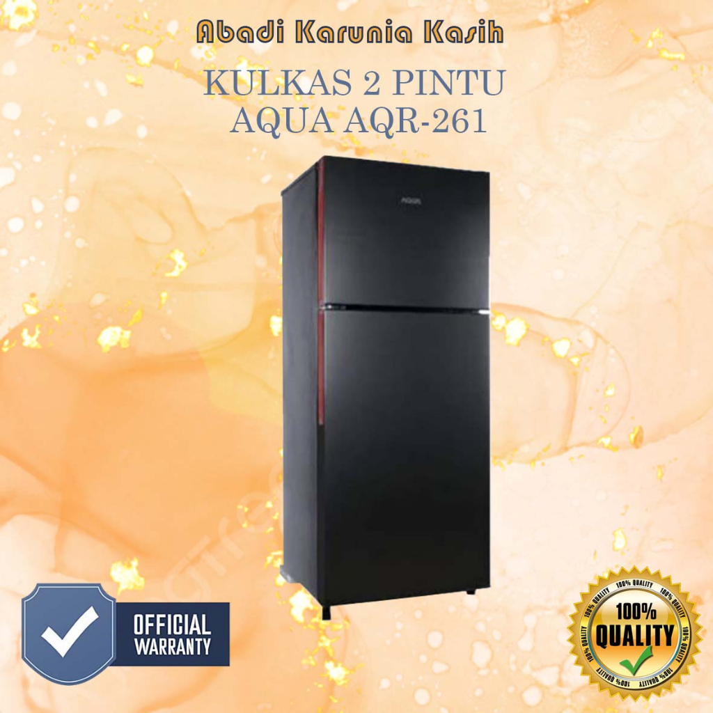 Jual KULKAS AQUA 2 PINTU AQR-D261 DS / KULKAS SANYO AQUA 2 PINTU