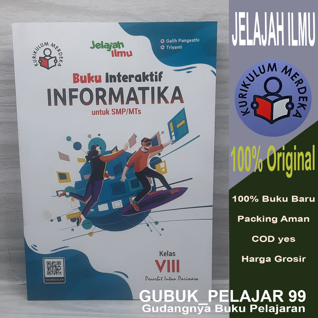 Jual Buku Interaktif INFORMATIKA Untuk Kelas 8 SMP/MTs Jelajah Ilmu ...