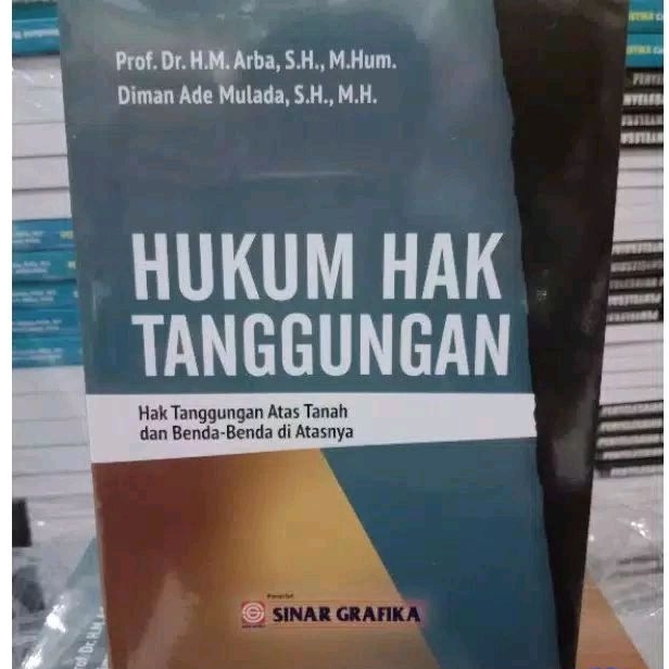 Jual Hukum Hak Tanggungan Hak Tanggungan Atas Tanah Shopee Indonesia