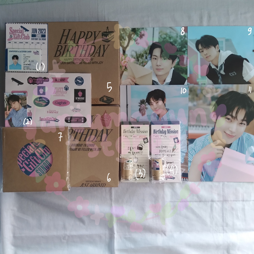 Jual ENHYPEN Special Gift Club Jay Sunoo Birthday Merch | Shopee Indonesia