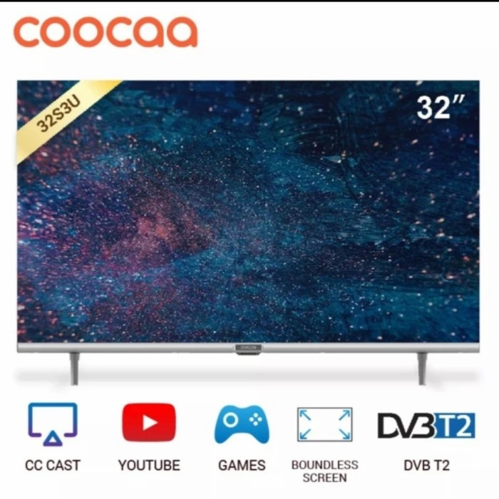 Jual Coocaa 32s3u Smart Led Tv 32 Inch Hd Digital Dvb Wifi Bezel Less