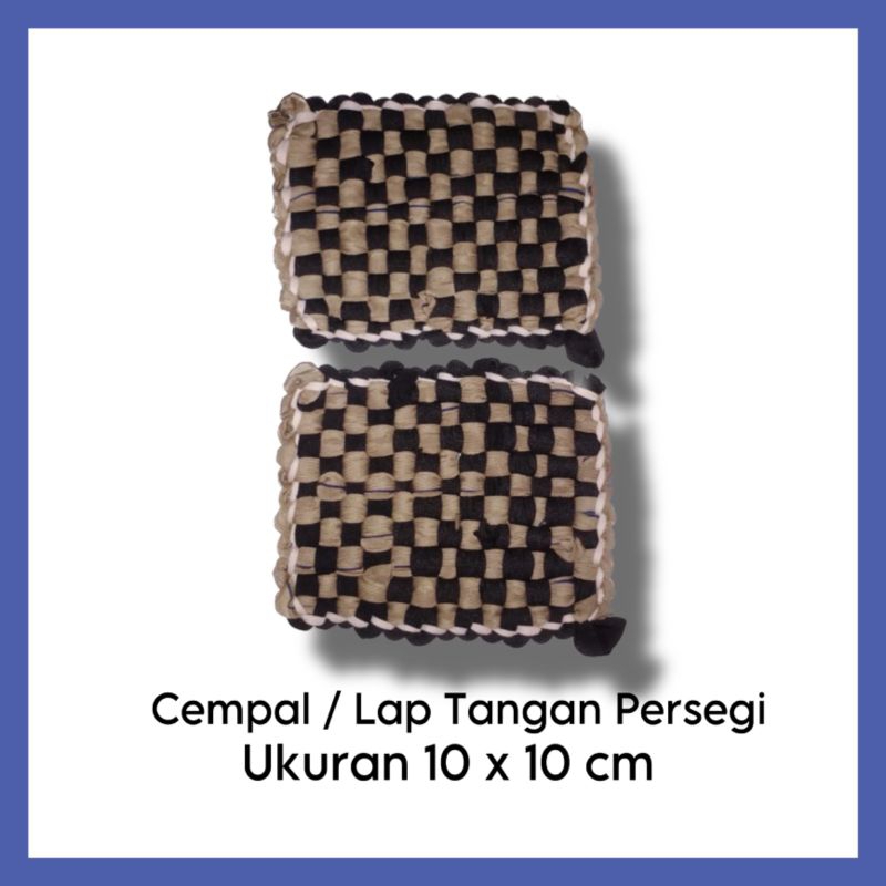 Jual CEMPAL ATAU LAP TANGAN UKURAN 10 X 10 CM | Shopee Indonesia