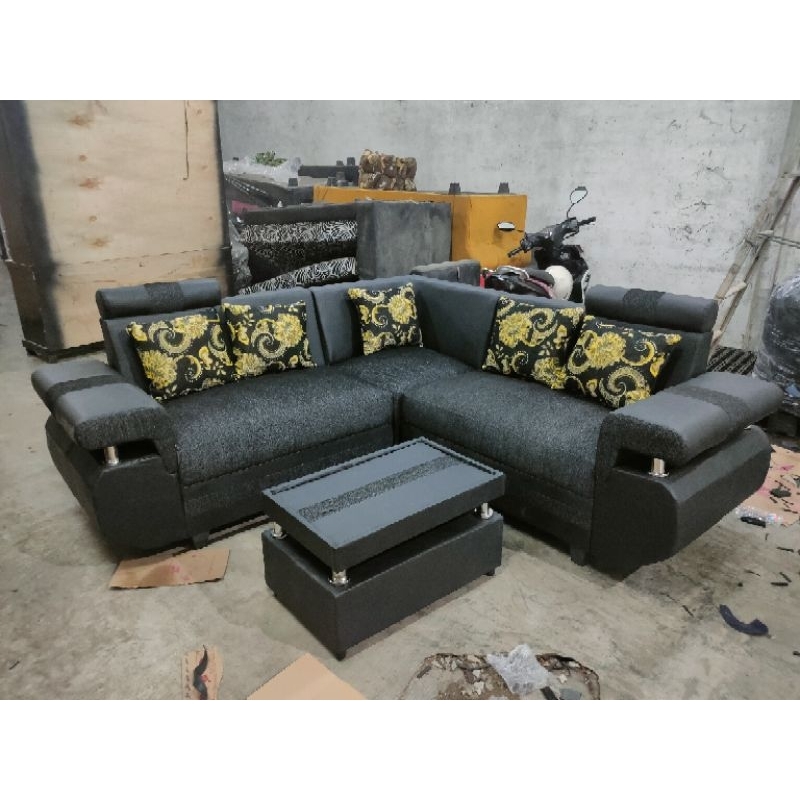 Jual Sofa L Sudut Minimalis #Gratis Ongkir Jabodetabek | Shopee Indonesia