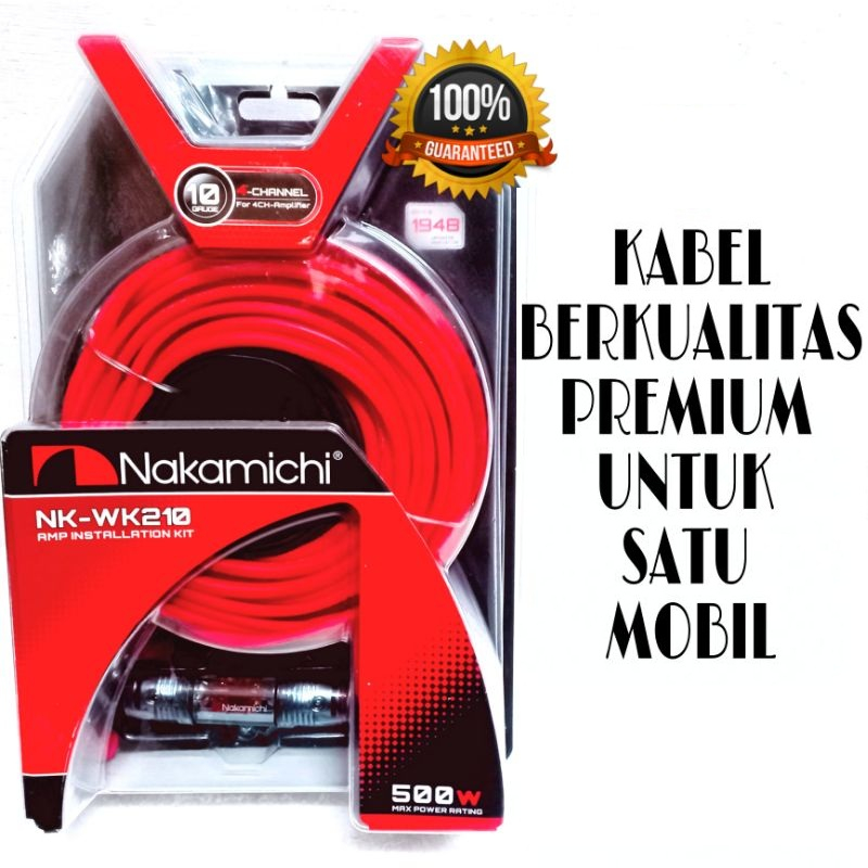 Jual Nakamichi Nk Wk Kabel Set Instalasi Audio Cable Paket Kabel Audio Mobil Shopee Indonesia