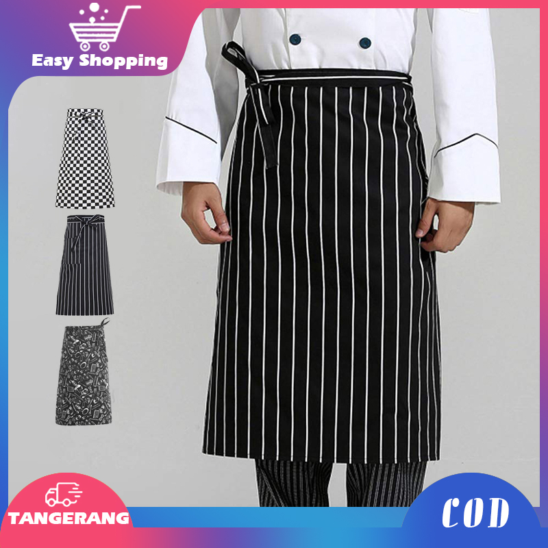 Jual Apron Setengah Badan Apron Koki Celemek Koki Apron Half Body Anti ...