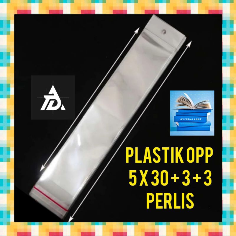 Jual Plastik Opp Plong Perlis 5 X 30 Terpanjang Aksesoris Souvenir Plastik Opp 5x30 Cm 0927