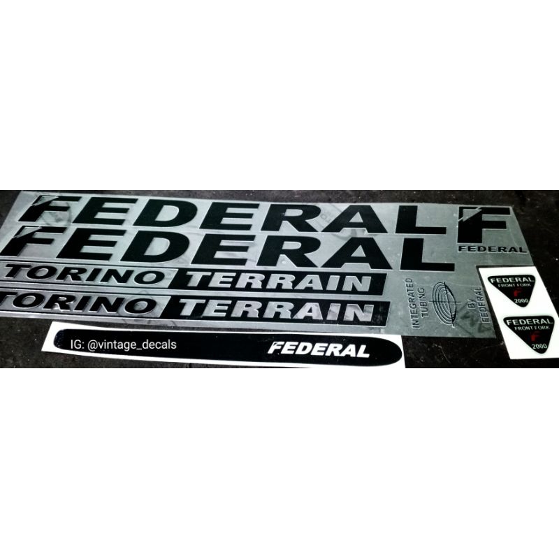 Jual sticker decals Federal TORINO TERRAIN | Shopee Indonesia