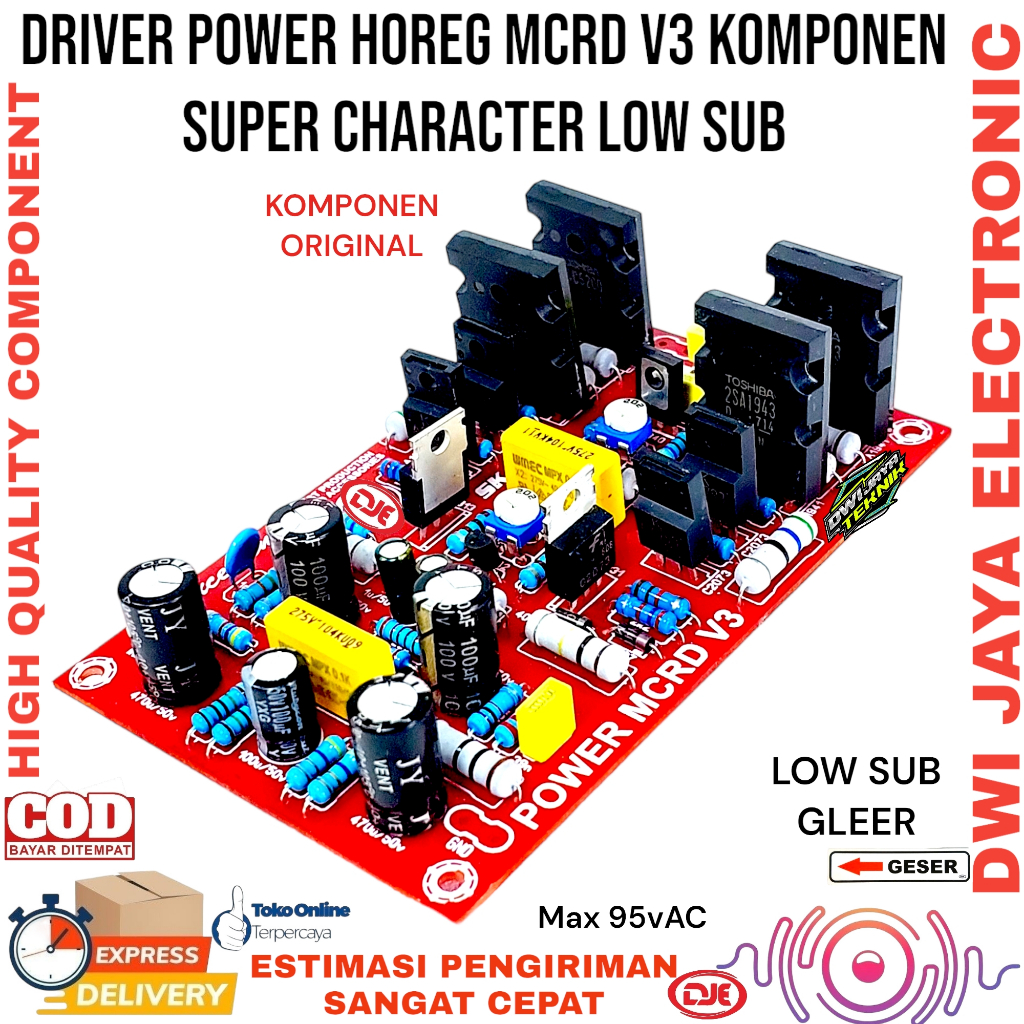 Jual Driver Power Horeg Mcrd V3 Komponen Super | Shopee Indonesia