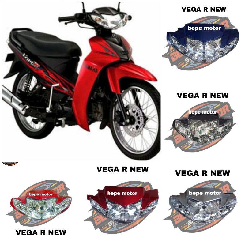 Jual TERMURAH BATOK KEPALA 1SET YAMAHA VEGA R NEW TAHUN 2006 2007 2008 ...