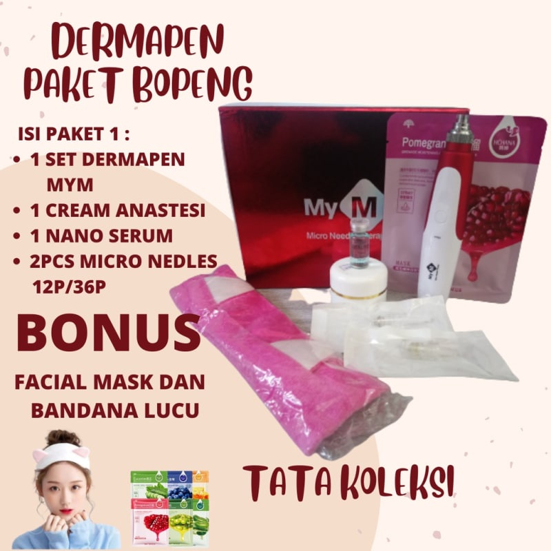Jual Dermapen Treatment paket bopeng Dermapen mym alat untuk