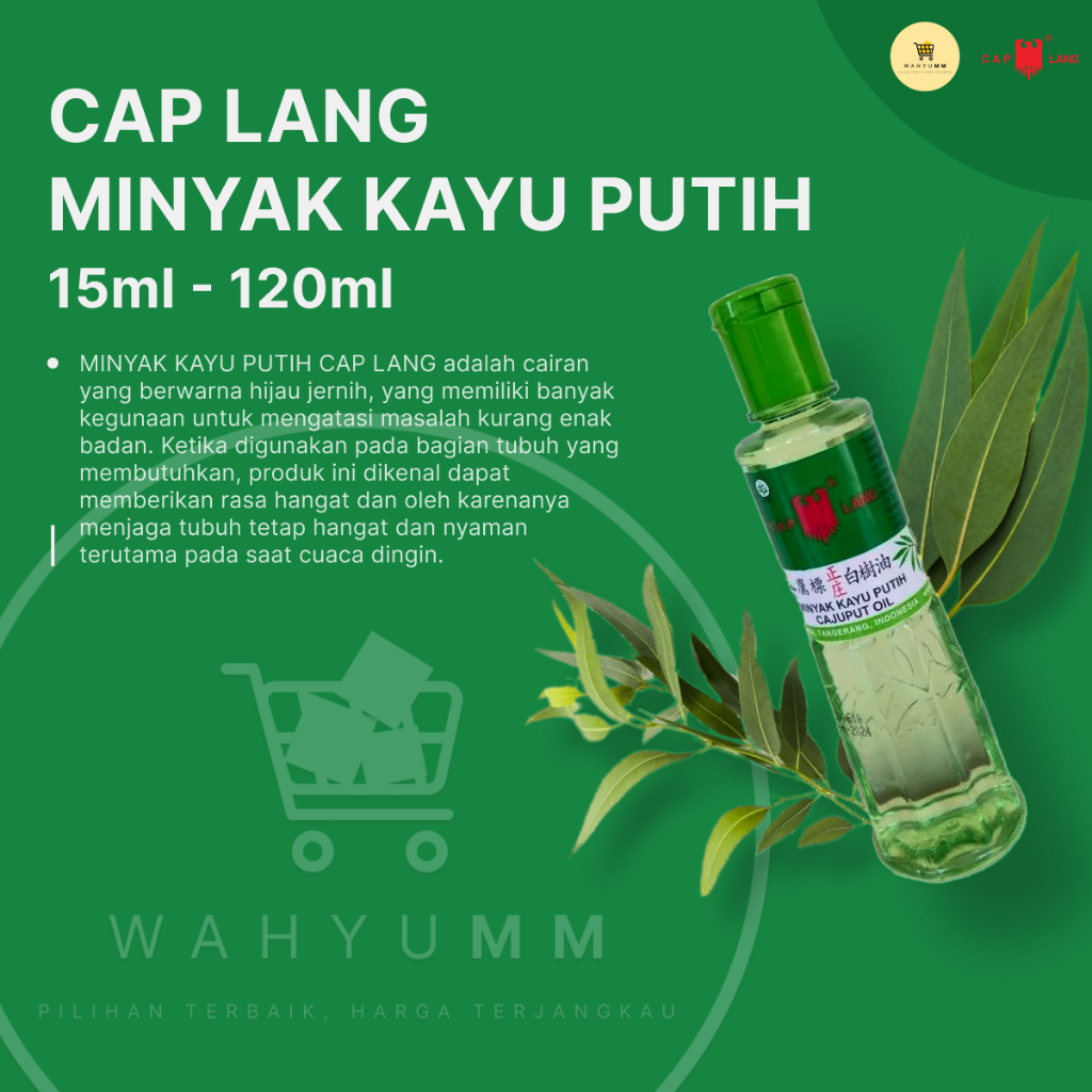 Jual CAPLANG Minyak Kayu Putih 15ml, 30ml, 60ml, 120ml | Shopee Indonesia