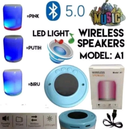 Jual Speaker bluetooth mini A1 portable bluetooth wireless super bass ...