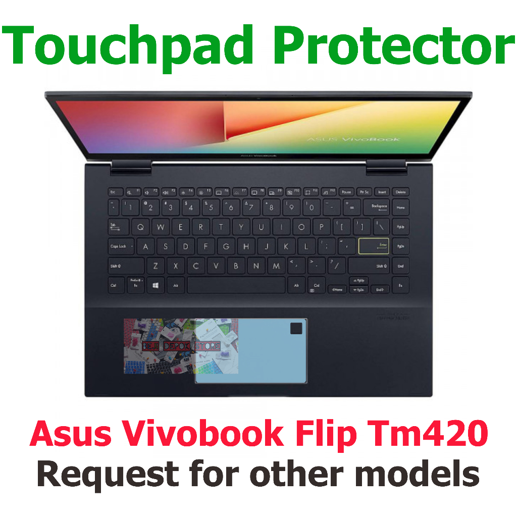 Jual Touchpad Trackpad Protector Asus Vivobook Flip TM420 Shopee