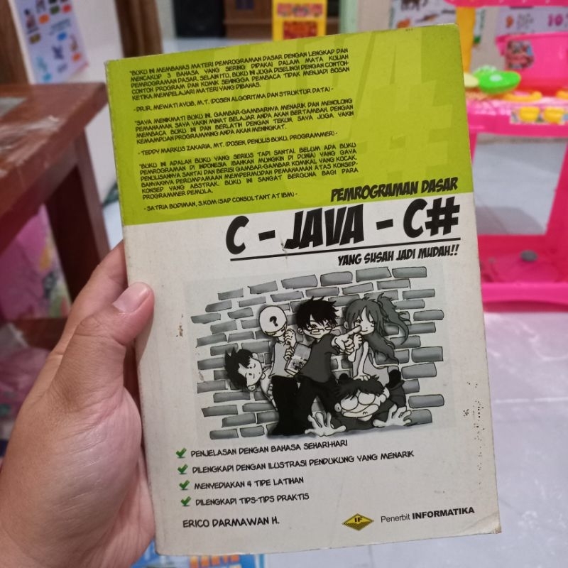 Jual Buku Pemrograman Dasar C Java C Shopee Indonesia