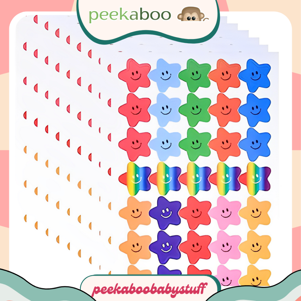 Jual STICKER REWARDS ANAK - BINTANG 3 || STICKER REWARD ANAK || STIKER ...