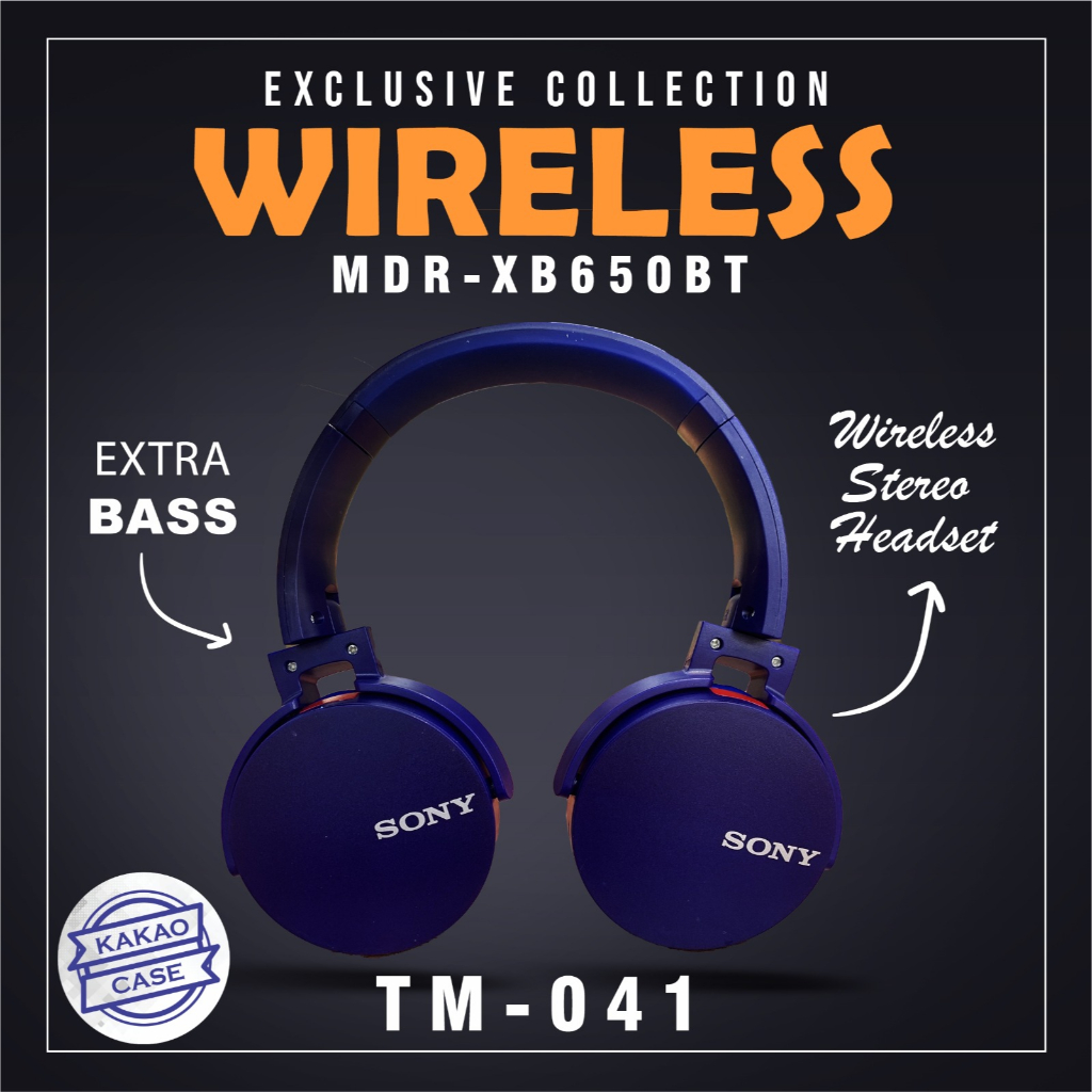 Jual (NEW) WIRELLES BLUETOOTH MDR-XB650BT EXTRA BASS Shopee