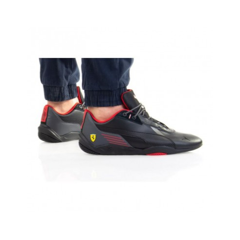 Jual Sepatu Casual Ferrari R-Cat Machina Black-Asphalt 306865 04 ...