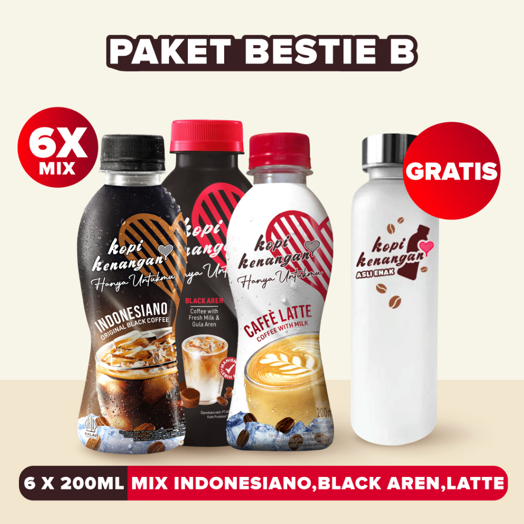 Jual Paket Bestie B - Kopi Kenangan Hanya Untukmu | Shopee Indonesia