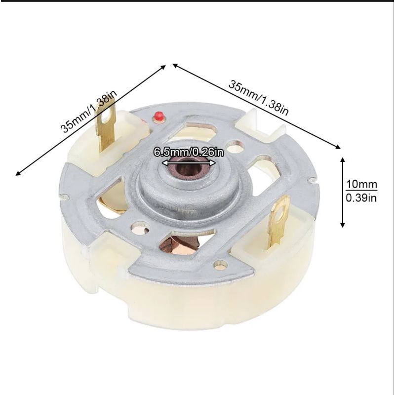 Kit Portaspazzole E Spazzole Per Motore RS550 – Carboncini E Supporto Per Trapano E Cacciavite Elettrico, Adatto Per RS545 E 555