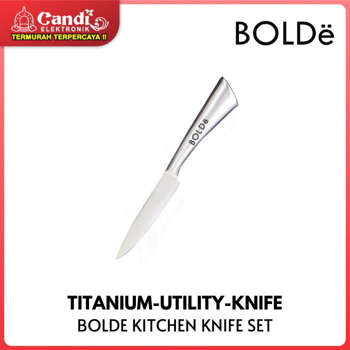 Jual Bolde Pisau Dapur Titanium Utility Knife Shopee Indonesia