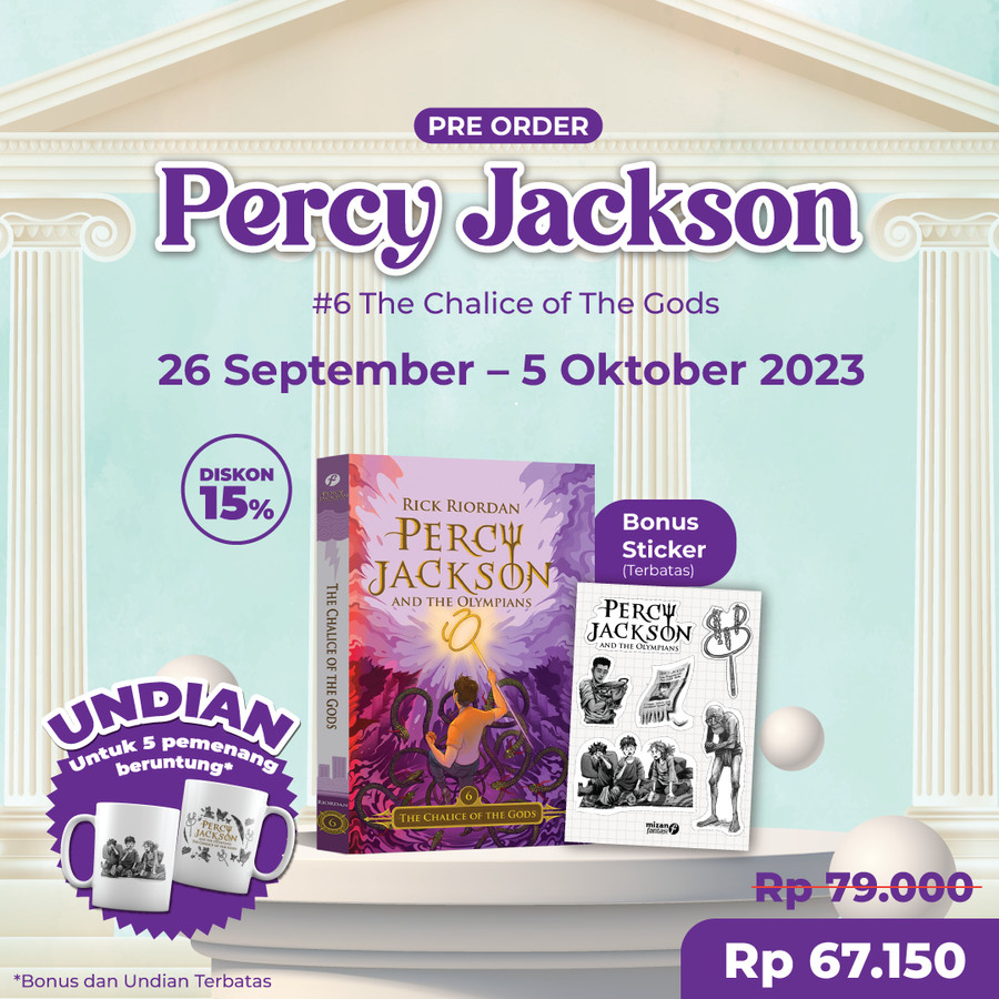 Jual Buku Percy Jackson 6 The Chalice Of The Gods Rick Riordan