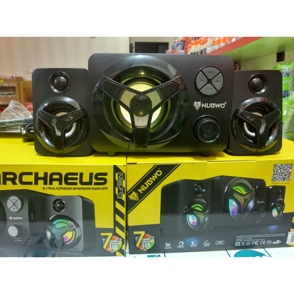 Jual Speaker Bluetooth NUBWO NSBF10 Speaker Subwoofer With Volume
