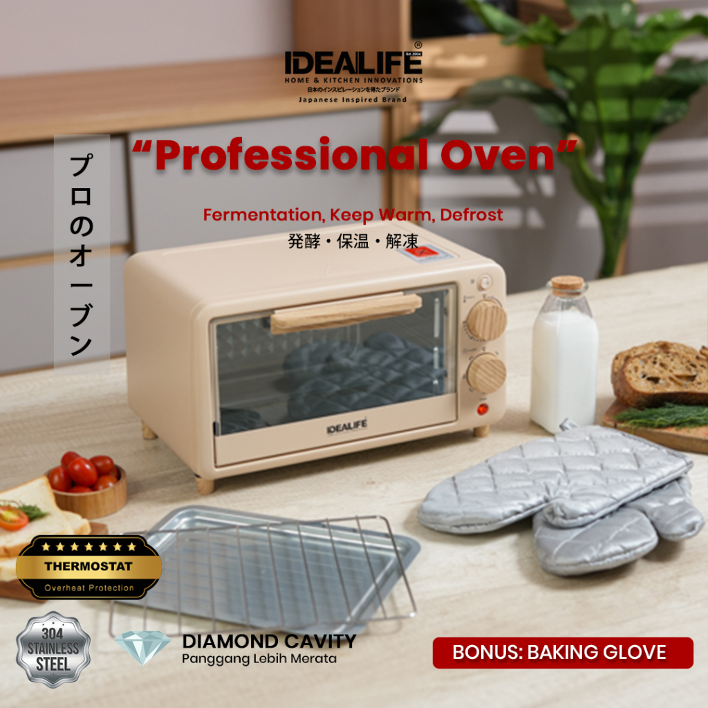 Jual IDEALIFE Oven Pemanggang 12L (IL312) Shopee Indonesia