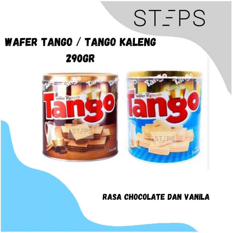 Jual Tango Wafer Kaleng 290gr Rasa Coklat Dan Vanila Wafer Tango