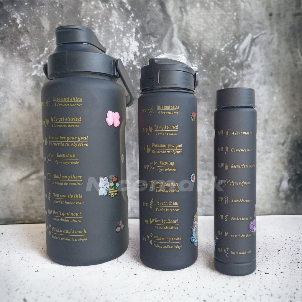 Jual Botol Beranak 2 Liter + 1000ml + 500ml Botol Minum 3 in 1 Viral 1 ...