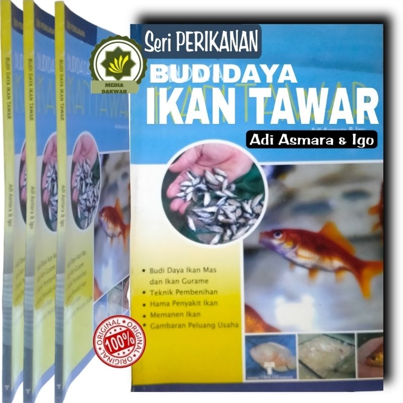 Jual Buku Pedoman Beternak Ikan Budidaya Ikan Tawar Di Air Tawar