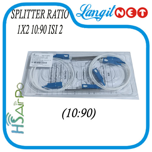 Jual MINI PLC SPLITTER RATIO 1x2 PLC SPLITTER 10 90 ISI 2 | Shopee ...