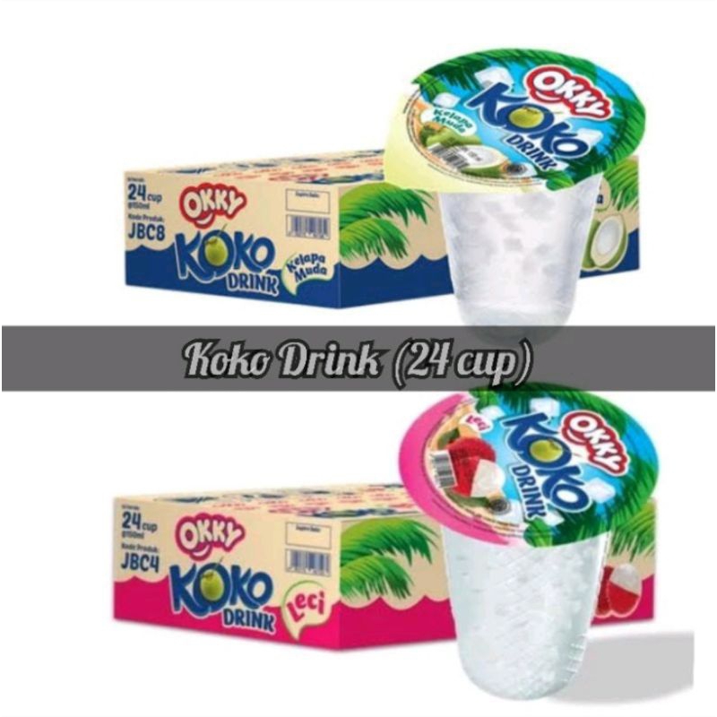 Jual Okky Jelly Drink / Koko Drink Jeruk / Jambu / Anggur / Leci ...