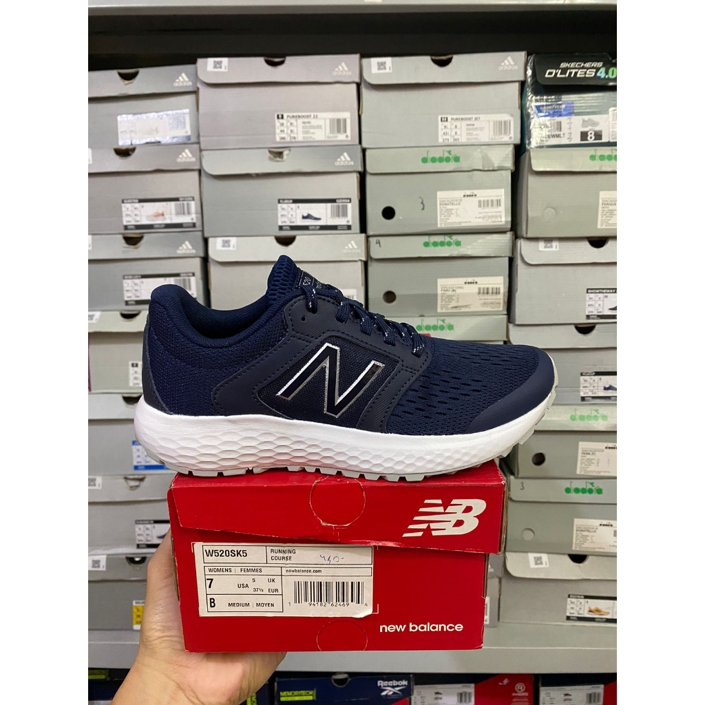 Jual New Balance Running Course Navy W520SK5 Women's Shoes Original Shopee Indonesia