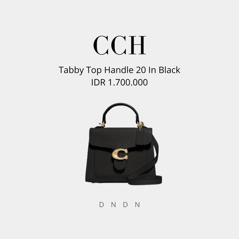 Jual Tabby Top Handle 20 In Black Shopee Indonesia