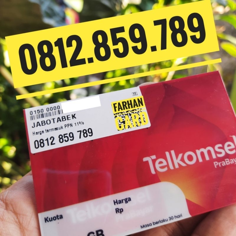 Jual Kartu Perdana Telkomsel Nomor Cantik Simpati 10 Digit Super ...