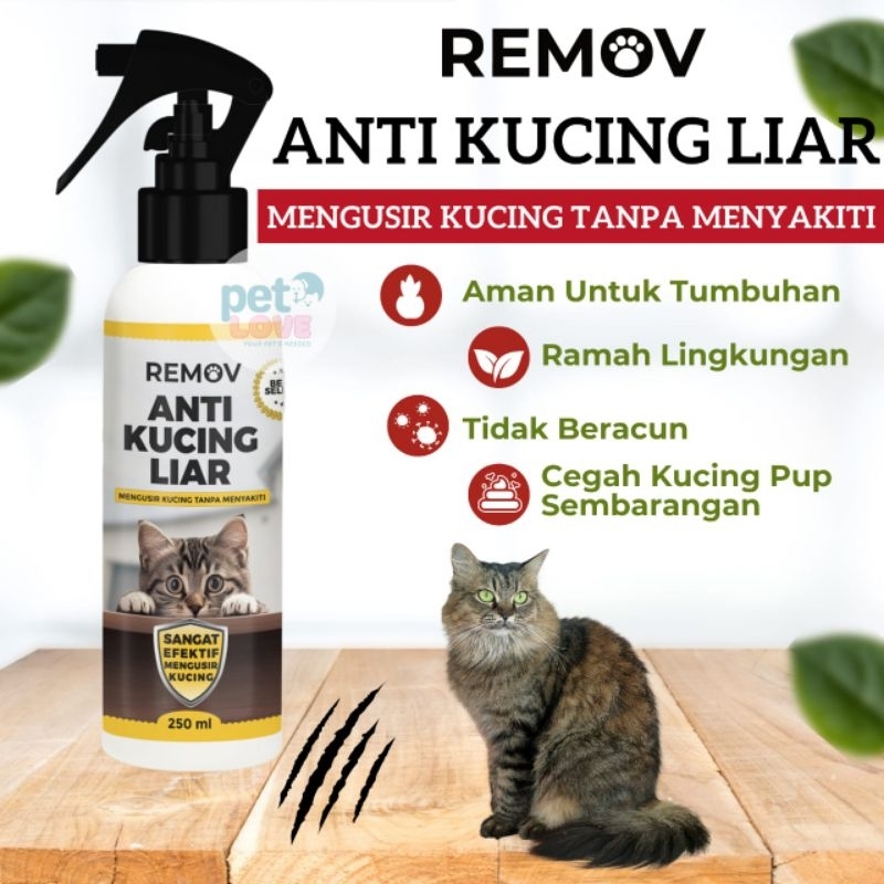 Jual REMOV Spray Anti Kucing Liar Cegah Kucing Pup Sembarangan Shopee