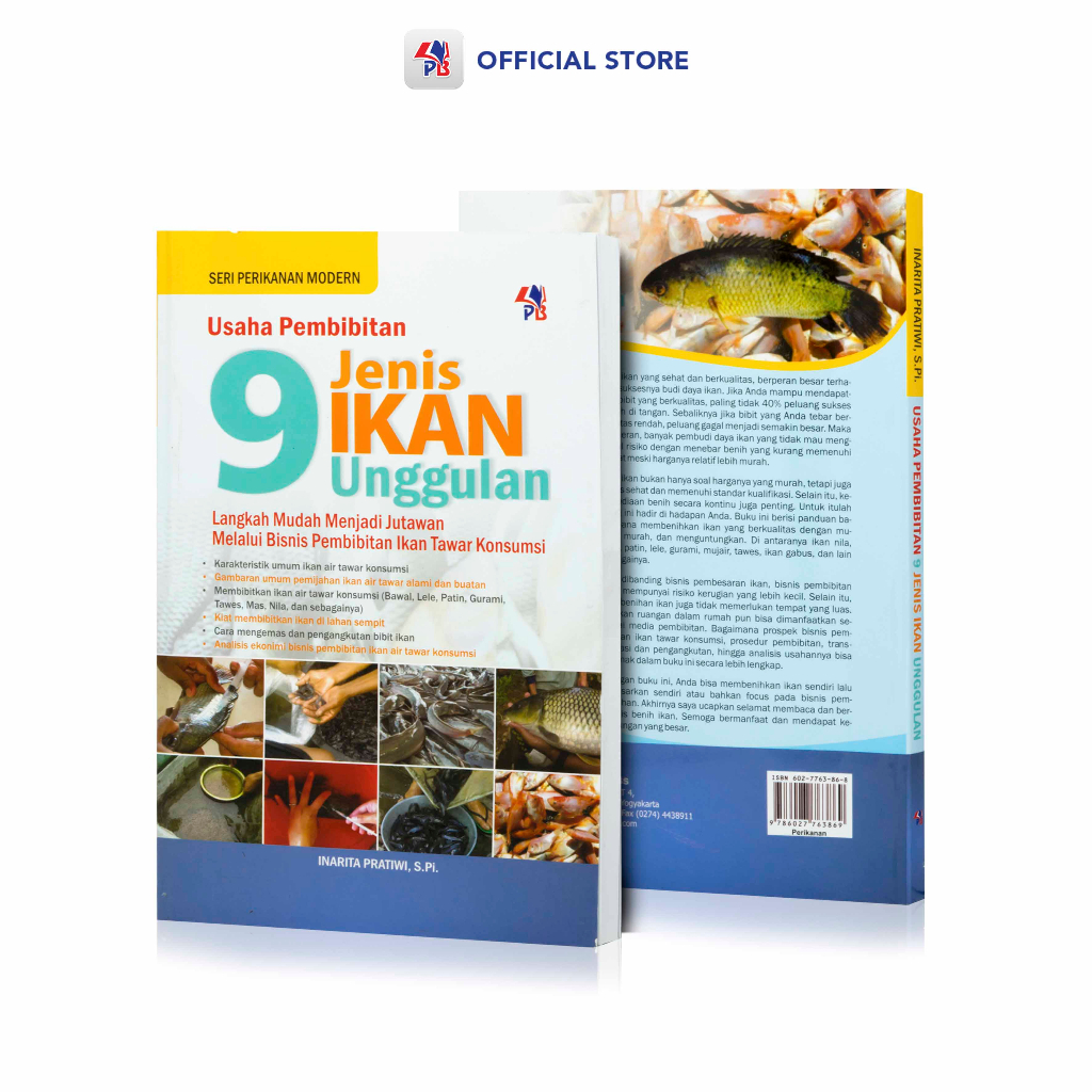 Jual Buku Perikanan : Usaha Pembibitan 9 Jenis Ikan Unggulan / Pustaka ...