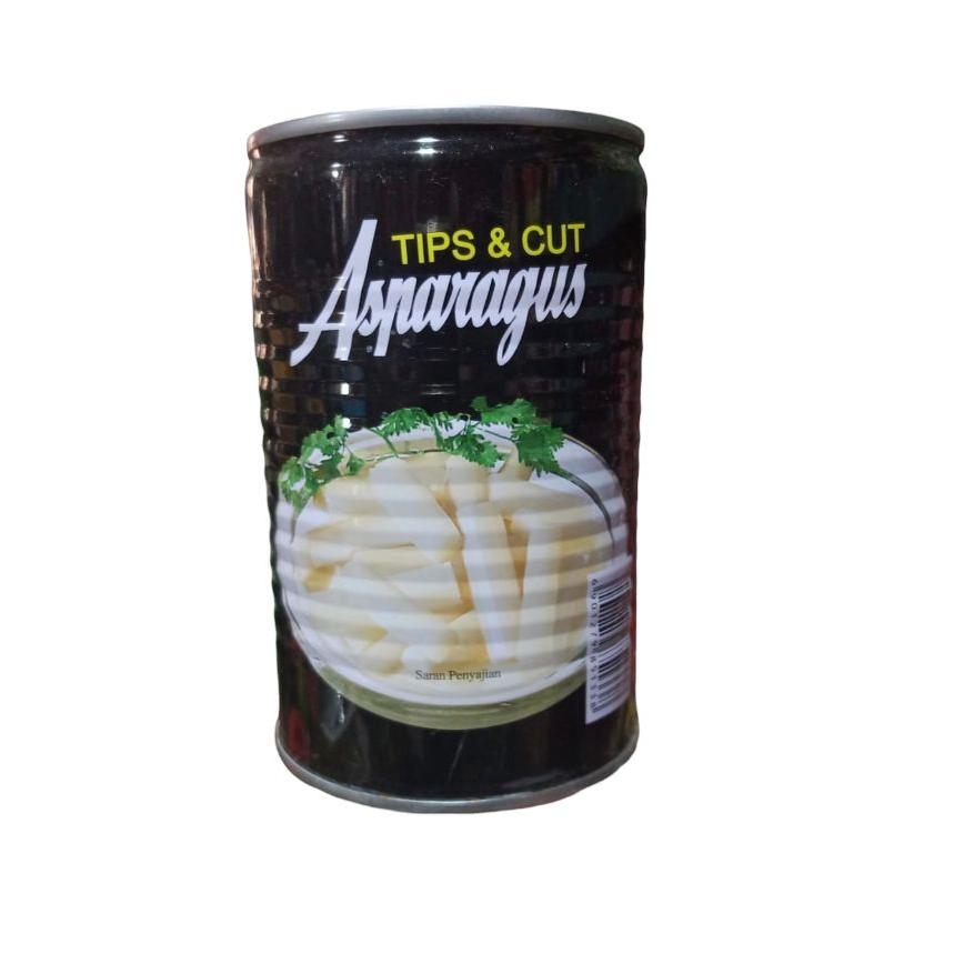 Jual Asparagus Kaleng / Asparagus Tips & Cut Potongan 430gr/ Sayur