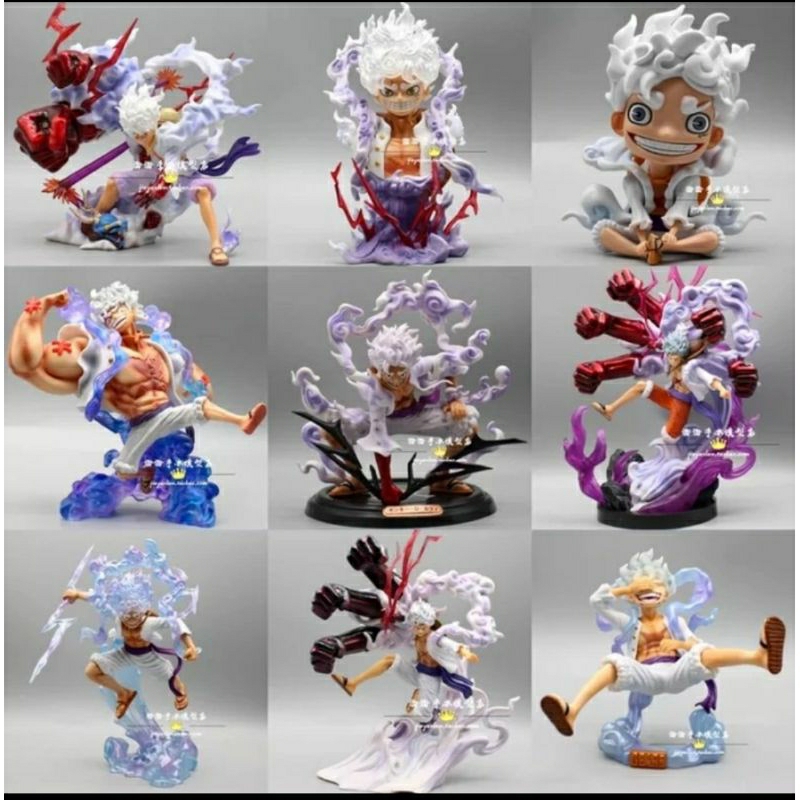 Jual action figure one piece monkey d Luffy gear 5 sun god hand squat ...