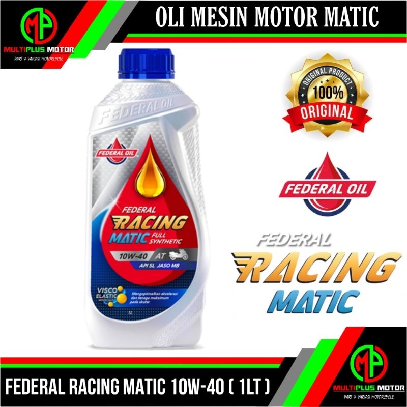 Jual Oli mesin motor MATIC FEDERAL ULTRATECH RACING FLICK Y40 GEAR ...